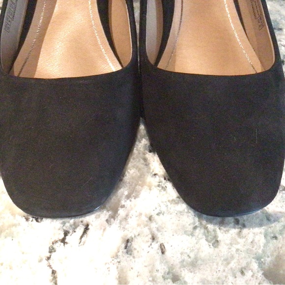 VIONIC Nareen Suede Slingback Block Heel Black Women's Size 10 Gently Used - Picture 5 of 8